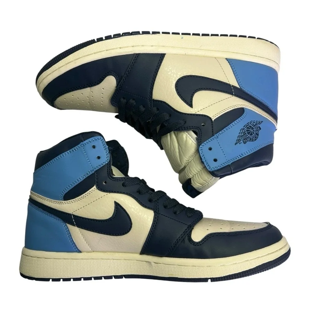 Nike Air Jordan 1 Retro High OG Obsidian University Blue 555088-140 Size 12 Men
